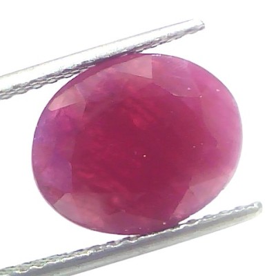 8.60 Ct Certified Unheated Untreated Natural New Burma Ruby