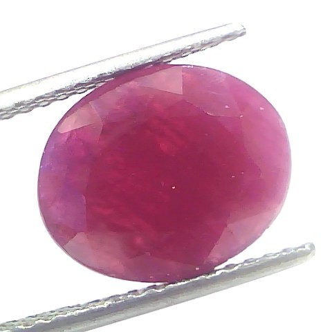 8.60 Ct Certified Unheated Untreated Natural New Burma Ruby