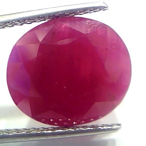 8.80 Ct Certified Unheated Untreated Natural New Burma Ruby Manik Stone