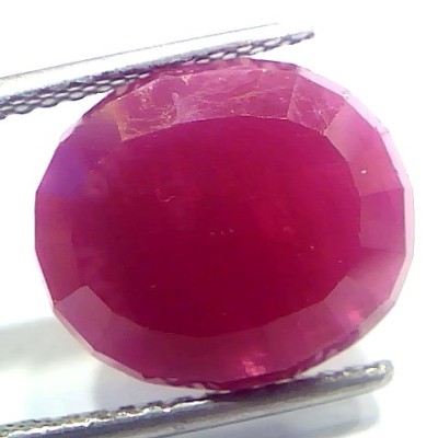 8.80 Ct Certified Unheated Untreated Natural New Burma Ruby Manik Stone