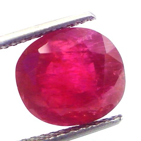 8.92 Ct Unheated Untreated GRS certified Natural Ruby **RARE**