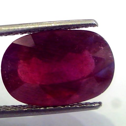 8.98 Ct Natural Ruby Gemstone Manek Gem for Sun (Heated)
