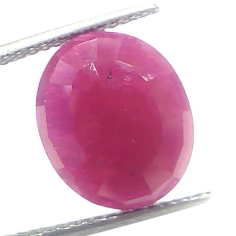 9.33 Ct Certified Unheated Untreated Natural New Burma Ruby