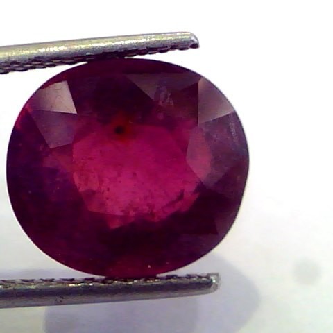 9.57 Ct Natural Ruby Gemstone Manek Gem for Sun (Heated)