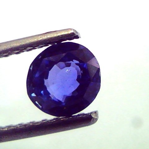1.17 Ct Untreated Natural Ceylon Deep Blue Sapphire AAA