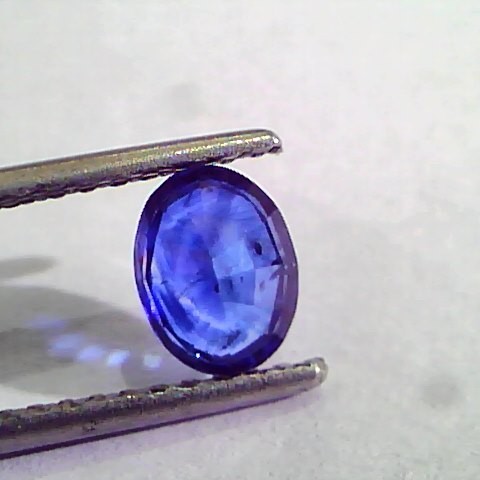 1.29 Ct Unheated Untreated Natural Ceylon Deep Royal Blue Sapphire