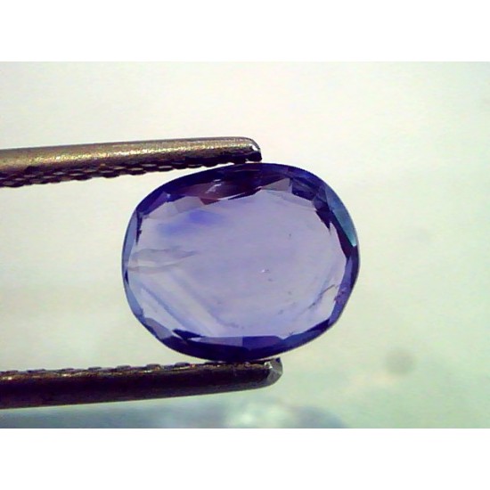 2.22 Ct Unheated Untreated Natural Ceylon Blue Sapphire NeelamAA
