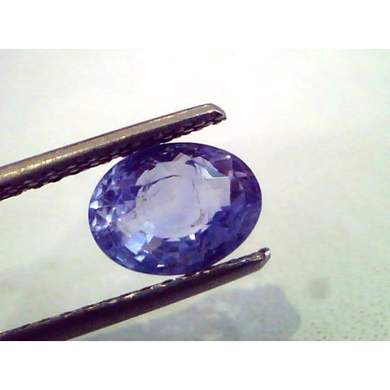 2.38 Ct Unheated Untreated Natural Ceylon Blue Sapphire Neelam ++