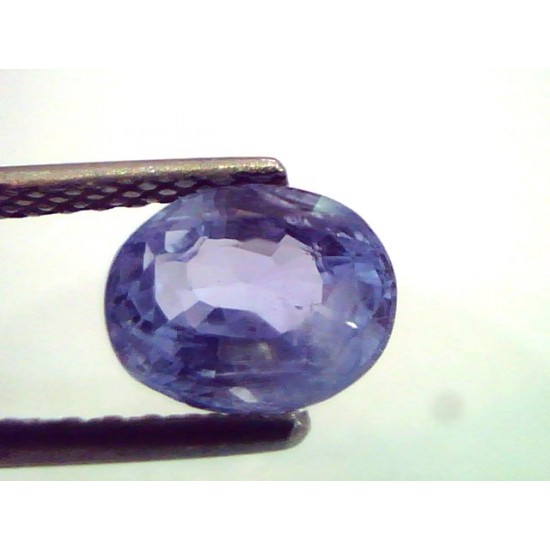 2.84 Ct Unheated Untreated Natural Ceylon Blue Sapphire Neelam