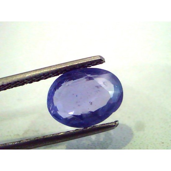 2.97 Ct Unheated Untreated Natural Ceylon Blue Sapphire/Neelam