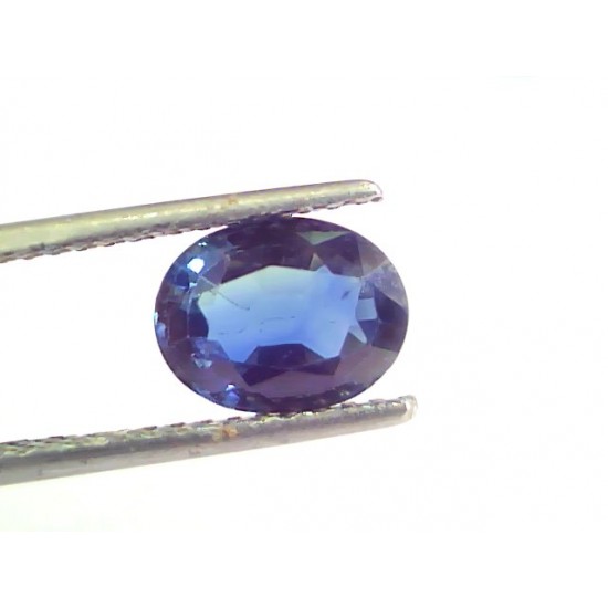 2.95 Ct Unheated Untreated Natural Ceylon Deep Royal Blue Sapphire