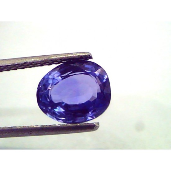 3.11 Ct Untreated Natural Ceylon Blue sapphire Gemstone