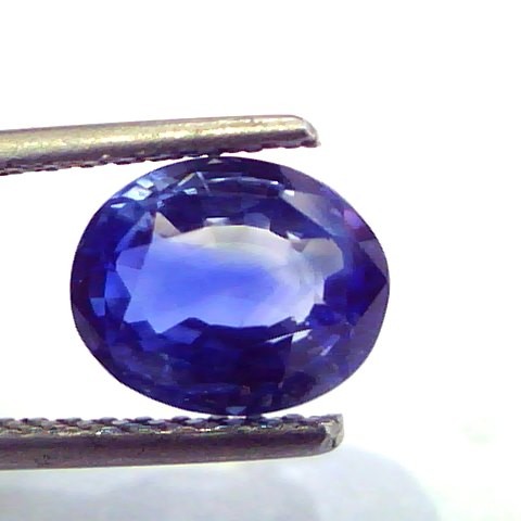 3.42 Ct IGI Certified Untreated Natural Ceylon Blue Sapphire Gems