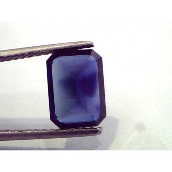 3.44 Ct IGI Certified Unheated Untreated Natural Blue Sapphire AA
