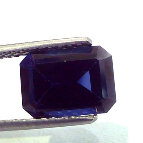 3.44 Ct IGI Certified Unheated Untreated Natural Blue Sapphire AA