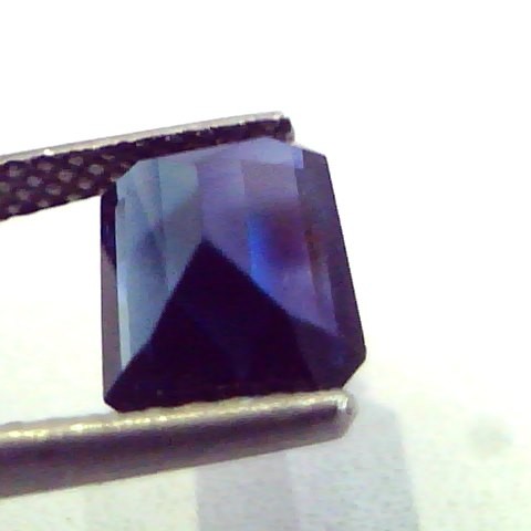 3.44 Ct IGI Certified Unheated Untreated Natural Blue Sapphire AA
