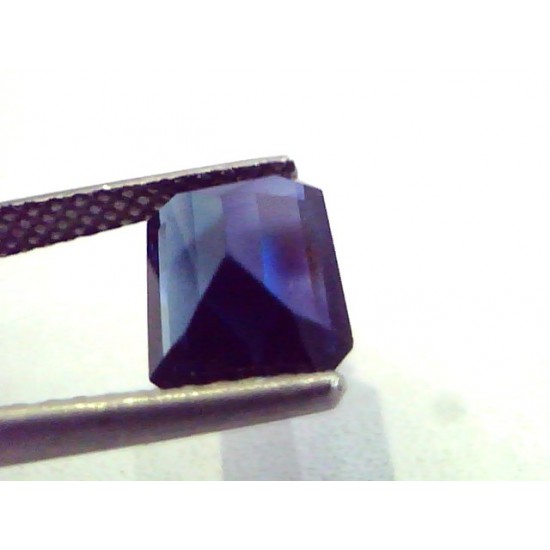 3.44 Ct IGI Certified Unheated Untreated Natural Blue Sapphire AA