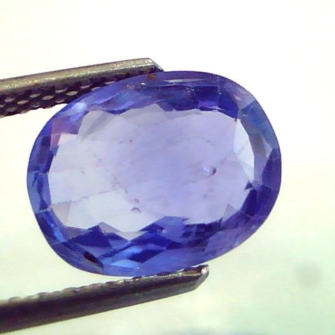 3.50 Ct Unheated Untreated Natural Ceylon Blue Sapphire/Neelam
