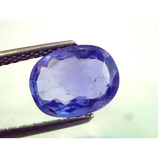 3.50 Ct Unheated Untreated Natural Ceylon Blue Sapphire/Neelam