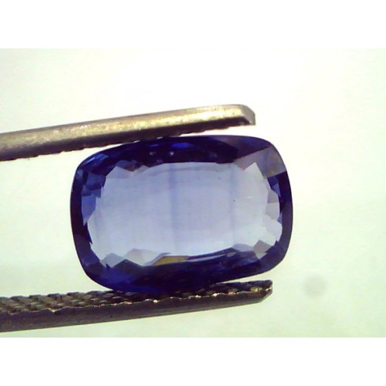 3.57 Ct Untreated Natural Ceylon Blue Sapphire/Neelam Gemstone AA