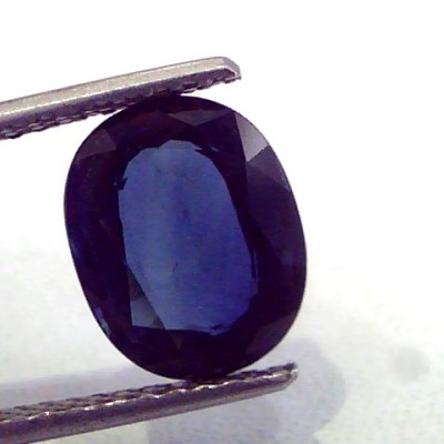 3.81 Ct Unheated Untreated Natural Kashmir Colour Blue Sapphire