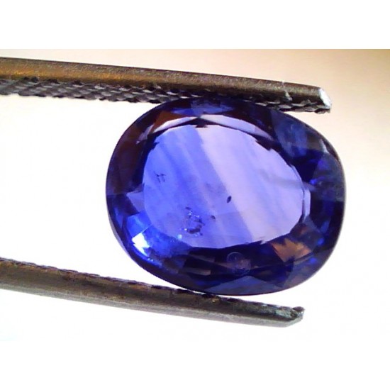 3.81 Ct Untreated Natural Ceylon Blue Sapphire Premium Colour