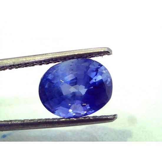3.93 Ct Unheated Untreated Natural Ceylon Blue Sapphire Neelam Gem