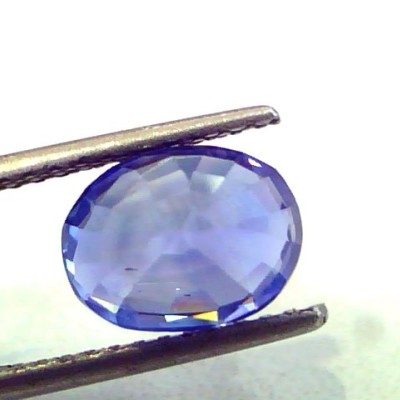 3.93 Ct Unheated Untreated Natural Ceylon Blue Sapphire Neelam Gem