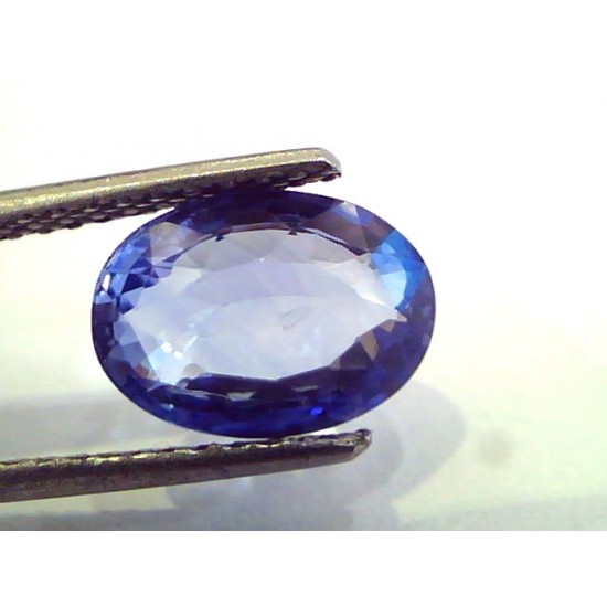 4.03 Ct IGI Certified Unheated Untreated Natural Ceylon Blue Sapphire