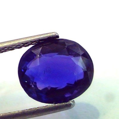 4.07 Ct Royal Blue Unheated Natural KASHMIR Blue Sapphire **RARE IGI Certified AAAAA**