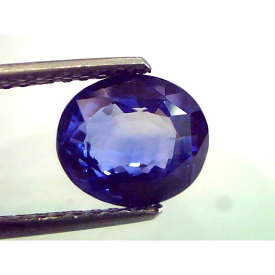 4.09 Ct Top Colour IGI Certified Natural Ceylon Blue Sapphire AA