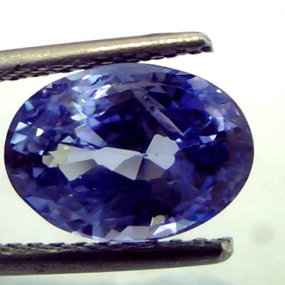 4.14 Ct Unheated Jammu/Kashmir Origin Blue Sapphire *IGI Certified*