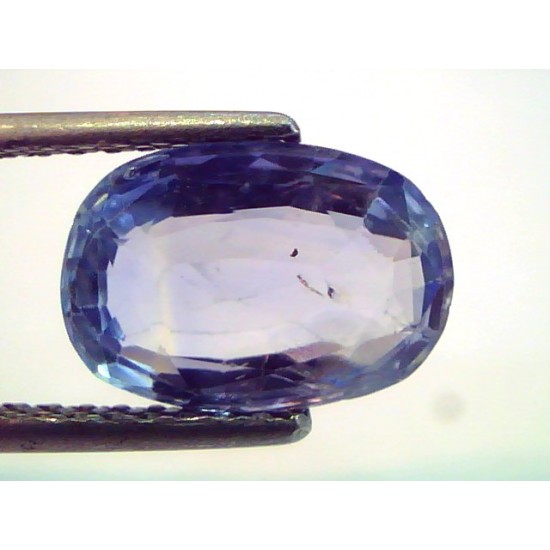 4.19 Ct Unheated Untreated Natural Ceylon Blue Sapphire/Neelam