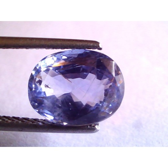 4.22 Ct Unheated Untreated Natural Ceylon Blue Sapphire Gemstone