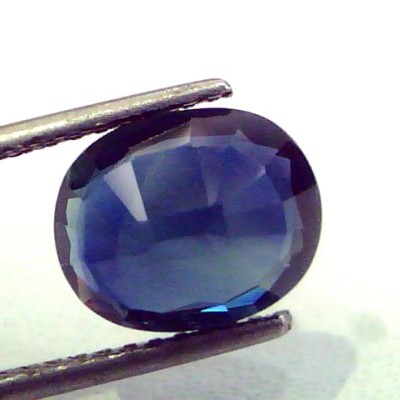 4.38 Ct Unheated Untreated Natural Madagaskar Royal Deep Blue Sapphire