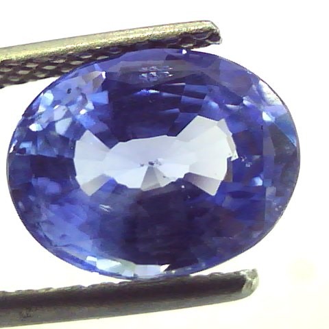 4.44 Ct Unheated Untreated Natural BURMA Blue Sapphire Neelam