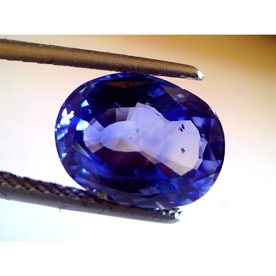 4.93 Ct Untreated Natural Ceylon Blue sapphire Premium Colour A+