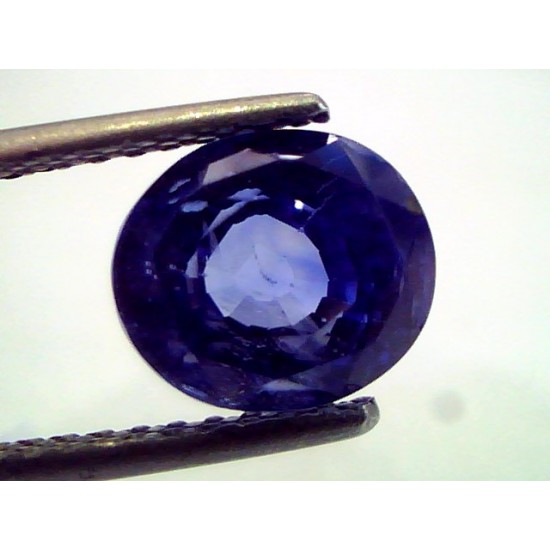 5.06 Ct Untreated Natural Ceylon Blue Sapphire/Neelam AAA Colour