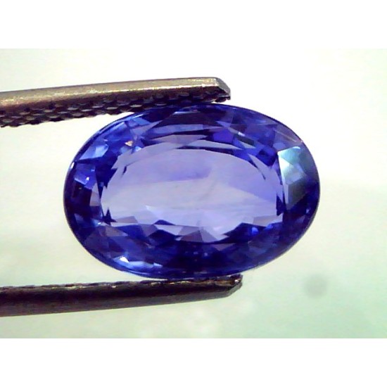 5.06 Ct Untreated IGI Certiied Natural Ceylon Blue Sapphire AAA