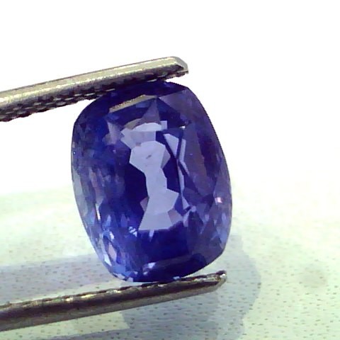 5.24 Ct Certified Unheated Untreated Natural Ceylon Blue Sapphire AA