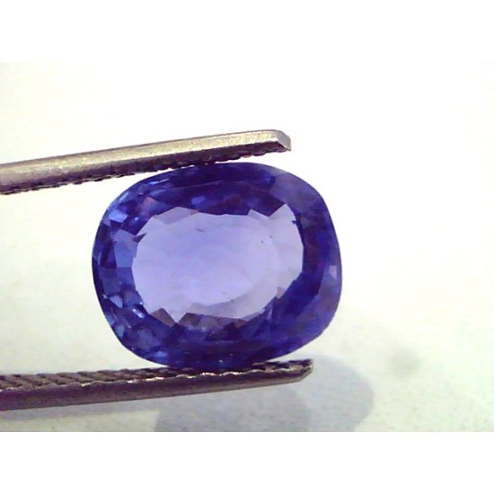 5.20 Ct Unheated Untreated Natural Ceylon Srilankan Blue Sapphire