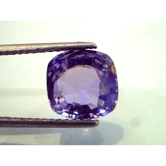 5.75 Ct IGI Cerified Unheated Untreated Natural Burma Blue Sapphire