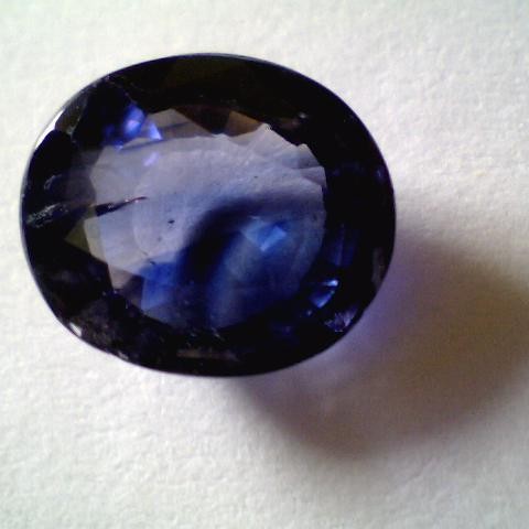 5.88 Ct Untreated Srilanka Blue Sapphire Premium Colour Neelam 5.88 Ct Untreated Srilanka Blue Sapphire Premium Colour Neelam