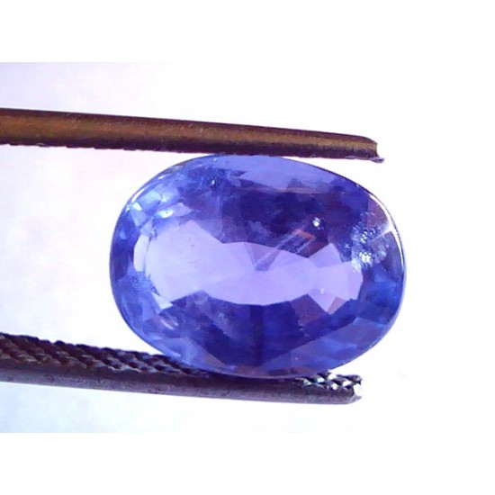 5.93 Ct IGI Certified Natural Unheated Ceylon Blue Sapphire ++