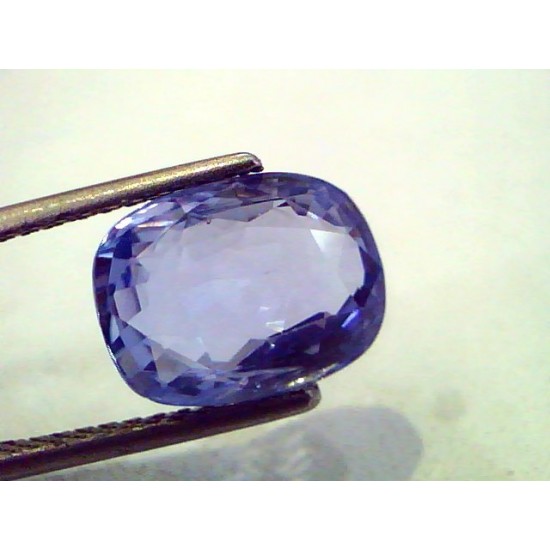6.13 Ct IGI Certified Unheated Untreated Natural Ceylon Blue Sapphire