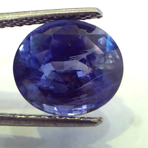 6.31 Ct IGI Certified Unheated Untreated Natural Ceylon Deep Blue Sapphire