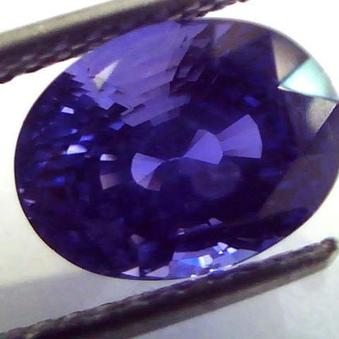 6.54 Ct Royal Blue Unheated Untreated Natural Ceylon Blue Sapphire AA