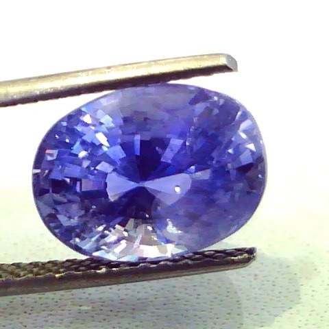 6.78 Ct Unheated Untreated Natural Ceylon Blue Sapphire Neelam