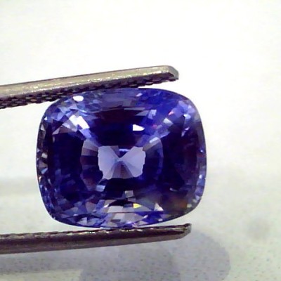 8.11 Ct IGI Certified Untreated Natural Ceylon Blue Sapphire AAA