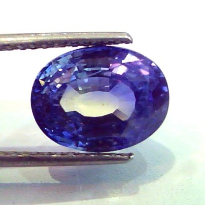 8.91 Ct Unheated Untreated IGI Certified Natural Kashmir Blue Sapphire AAA